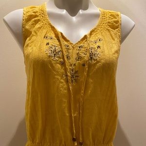 Mustard Yellow Top